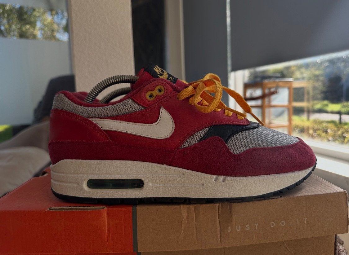 Nike air max 1 urawa/Maat 42, Ophalen of Verzenden, Zo goed als nieuw, Overige kleuren