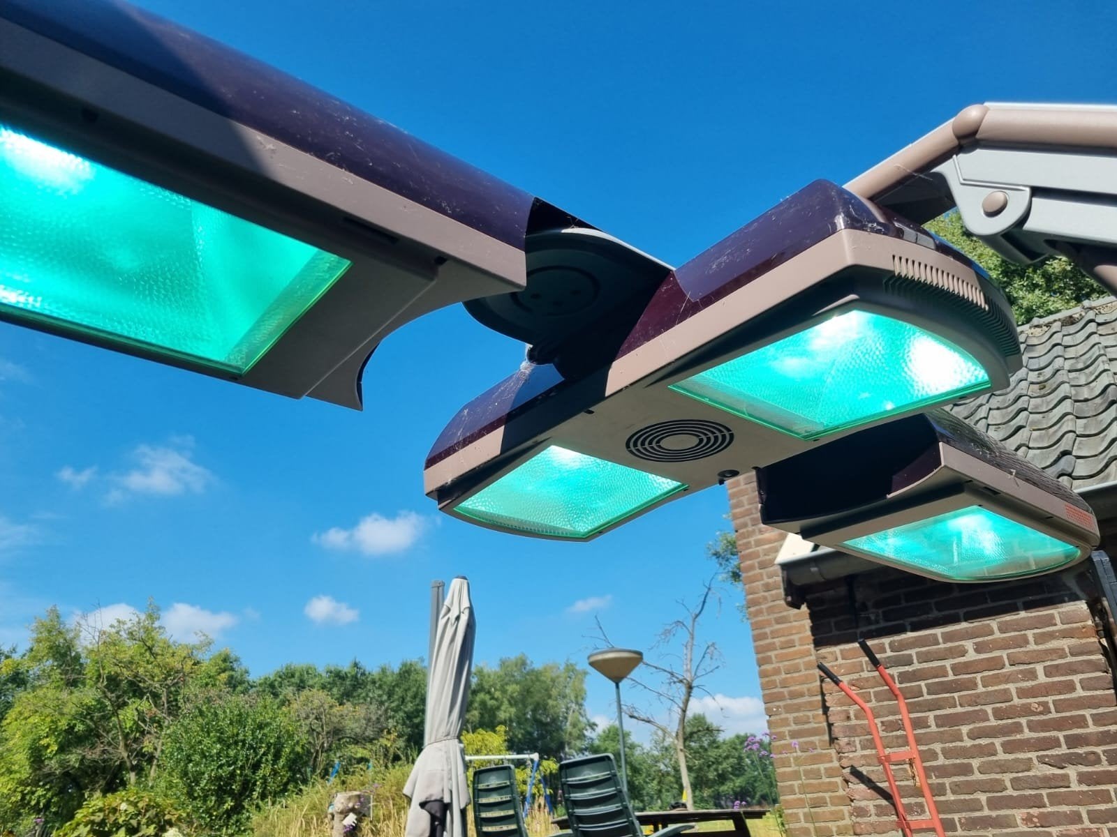 Philips HB971 zonnebank, Ophalen, Gebruikt, Zonnebank enkelzijdig, Minder dan 10 lampen