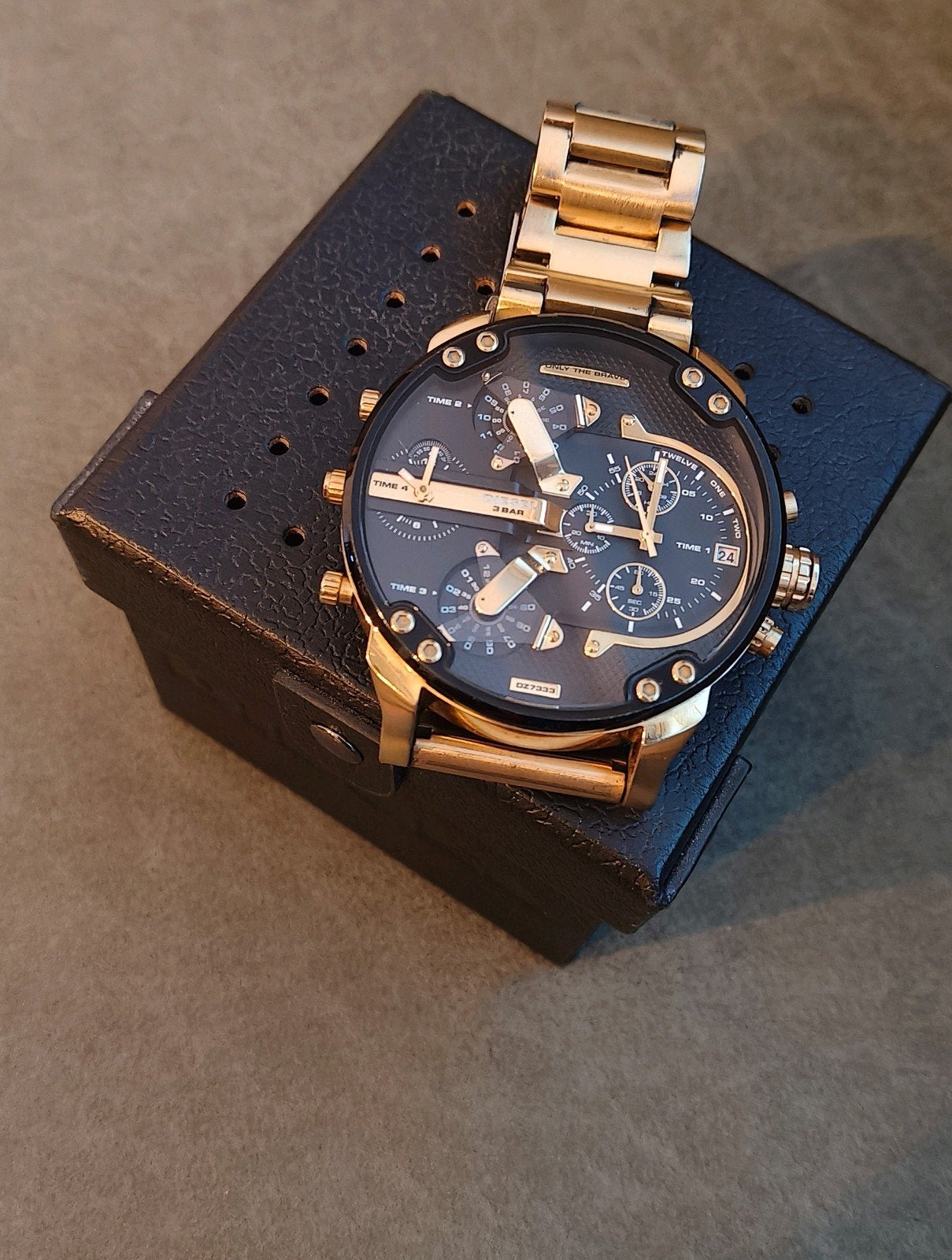 Gebruikte diesel horloge, Ophalen of Verzenden, Gebruikt, Zwart, Android