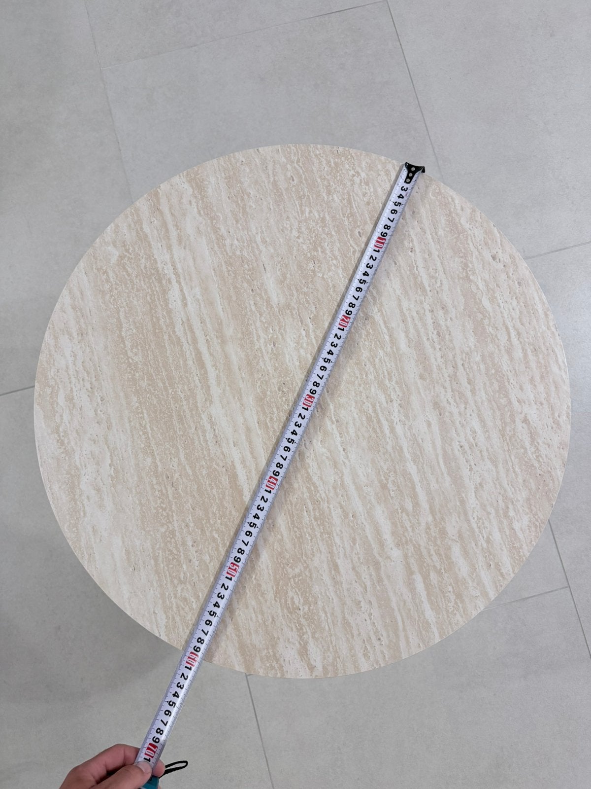 Salon tafel creme beige, 100 tot 150 cm, Nieuw, Minder dan 50 cm, Rechthoekig