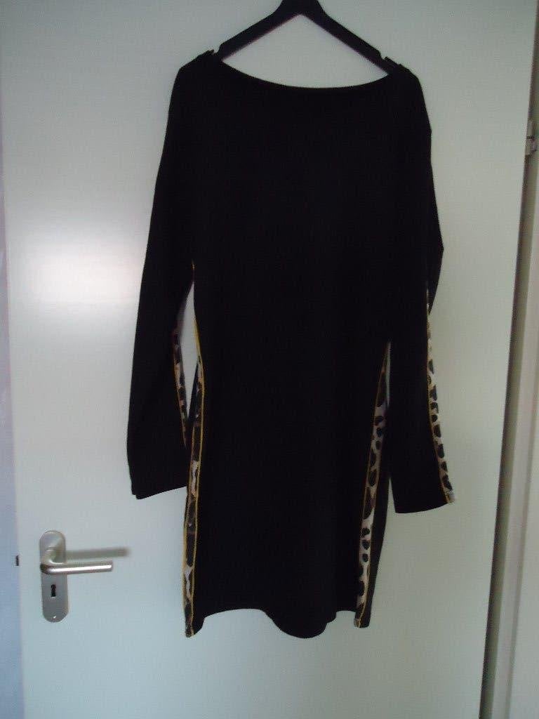 Esprit jurk - tuniek - zwart met okergele print, Maat 38/40 (M), Zwart, Ophalen of Verzenden, Gedragen
