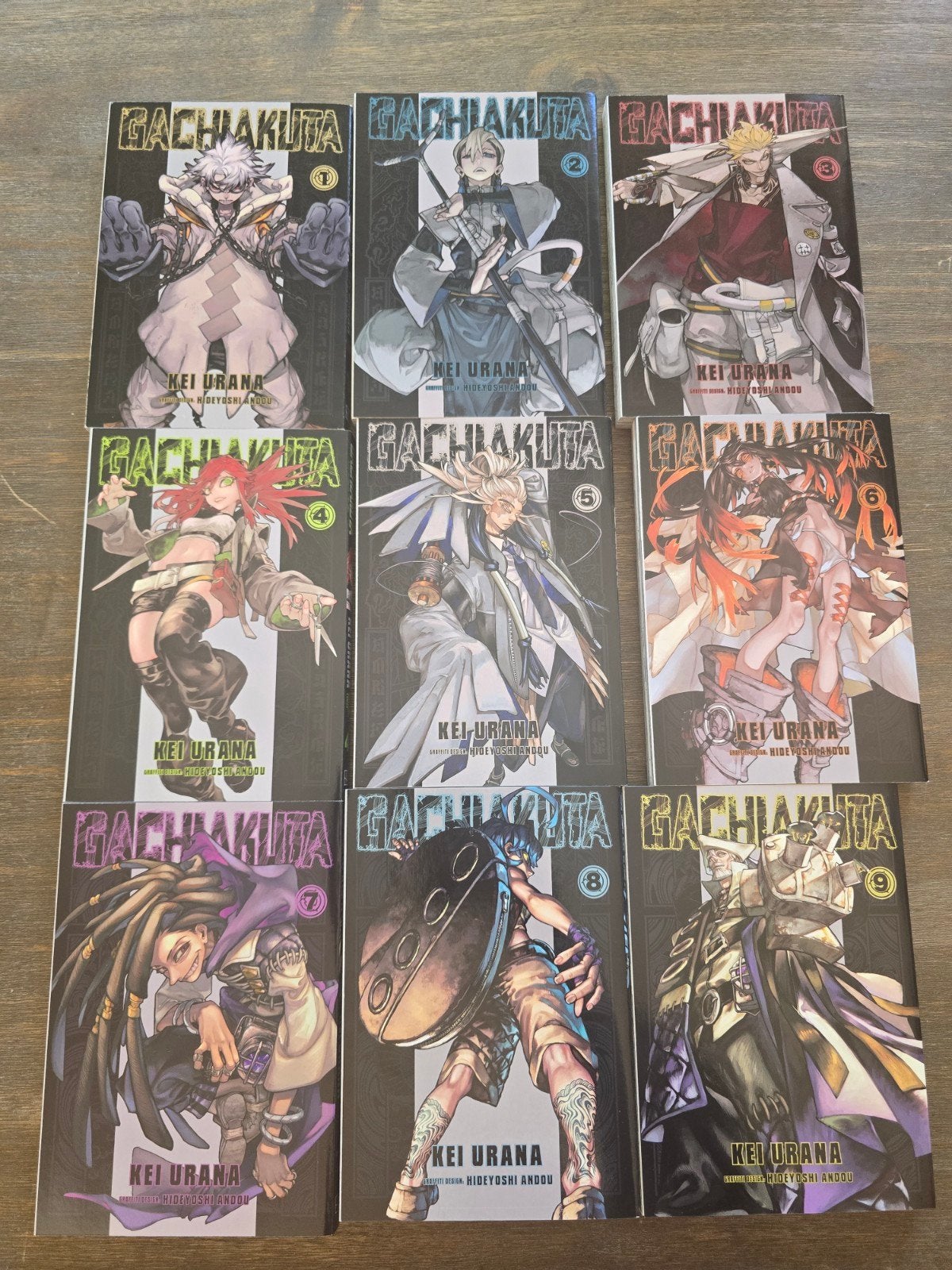 gachiakuta manga volume 1-9, Eén comic, Ophalen of Verzenden, Zo goed als nieuw, Japan (Manga)