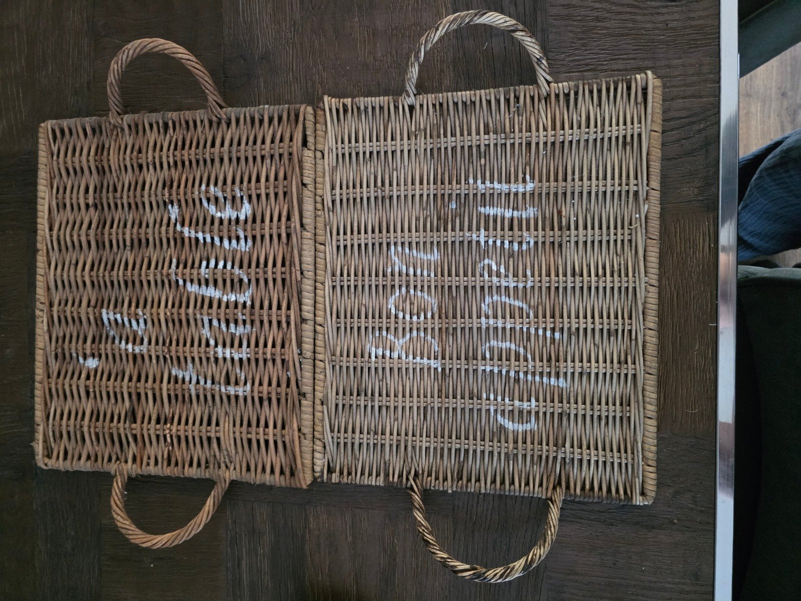 Riviera Maison placemat rattan, Ophalen of Verzenden, Zo goed als nieuw, Rond, Riet