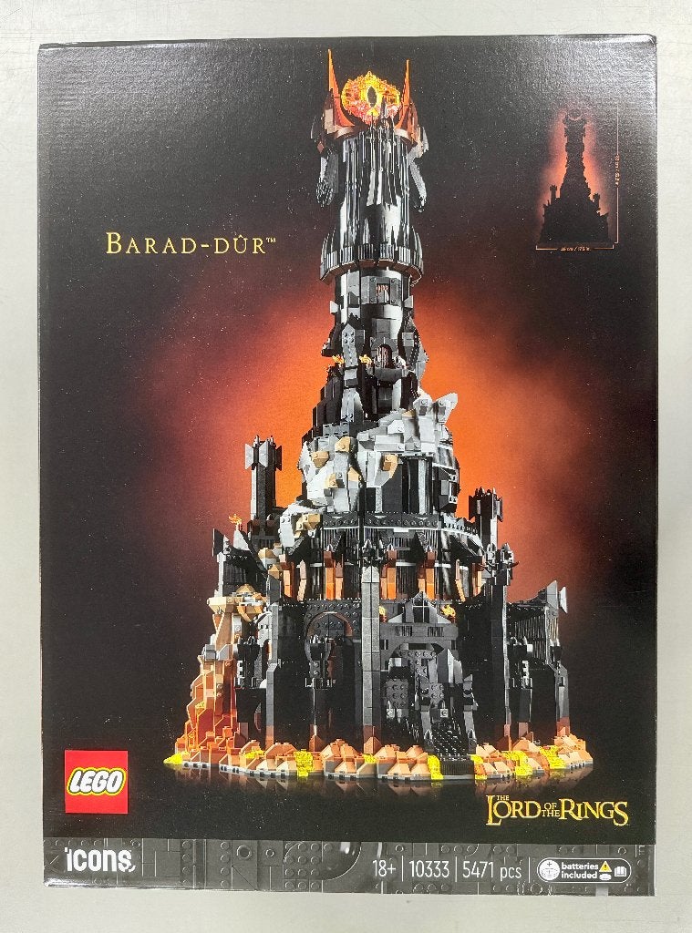 Lego 10333 Lord ot Rings Barad Dur nieuw, zonder minifiguren, Ophalen of Verzenden, Nieuw, Lego