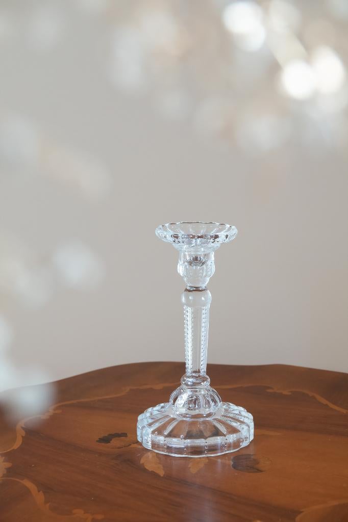 Art Deco kandelaar Walther glas, Ophalen of Verzenden
