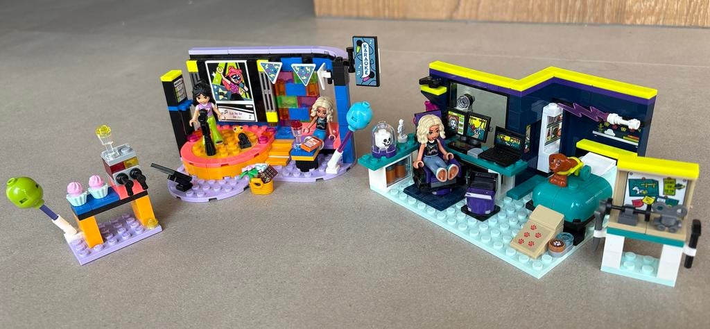Lego Friends sets 42610 en 41755 - Karaoke en Huisdieren, Gebruikt, Lego, Friends, Ophalen of Verzenden