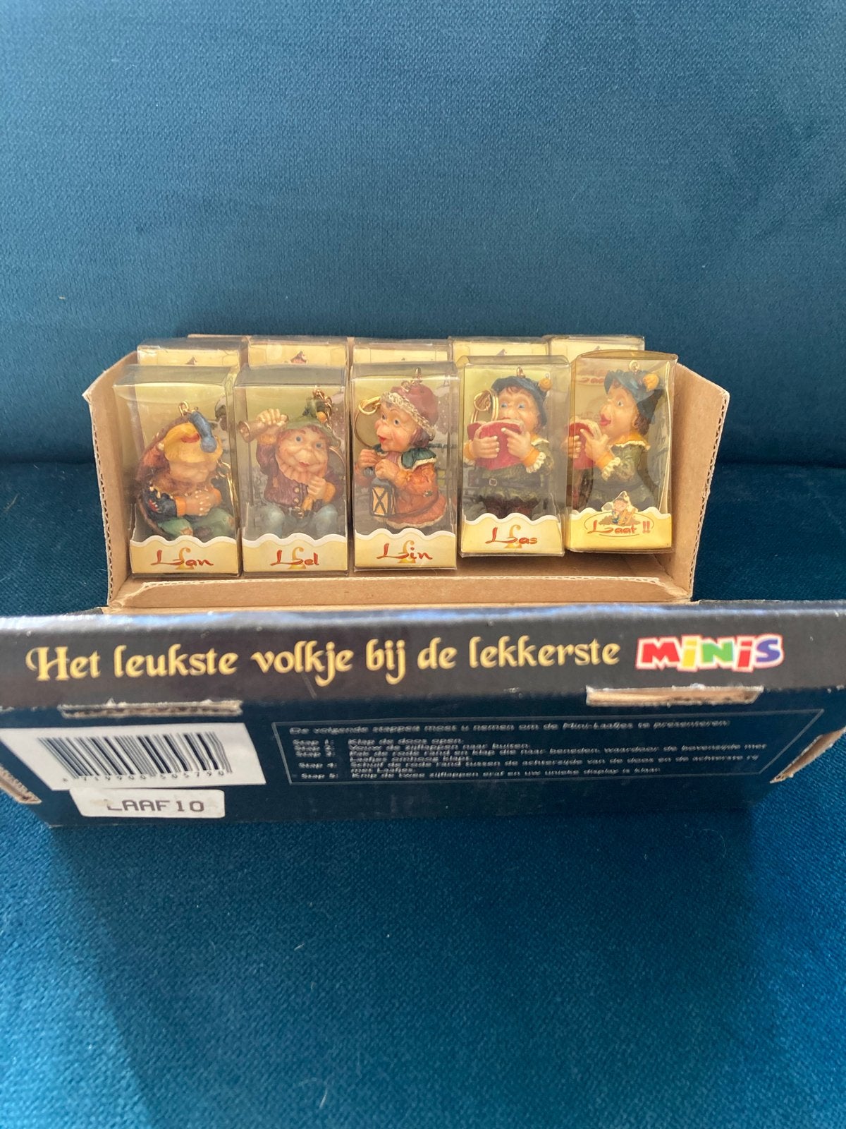 Mini Laven Sleutelhangers - 10x in origineel doosje, Ophalen of Verzenden, Nieuw, Knuffel of Figuurtje