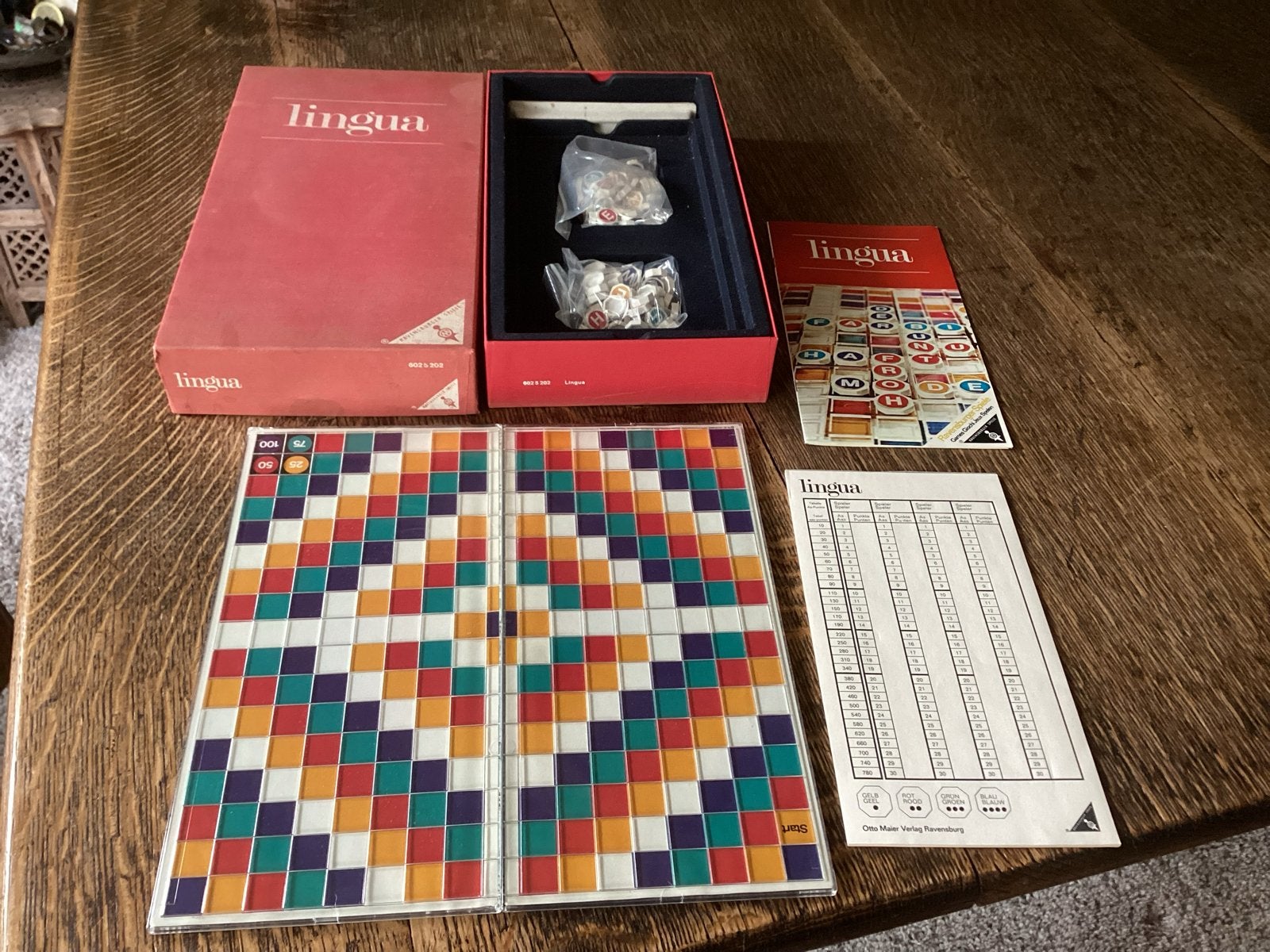 Lingua bordspel van Ravensburger - Klassiek woordspel € 10, Drie of vier spelers, Ophalen of Verzenden, Gebruikt
