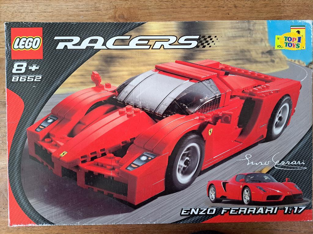 lego racers ENZO FERRARI 8652, Ophalen of Verzenden, Gebruikt, Complete set, Lego