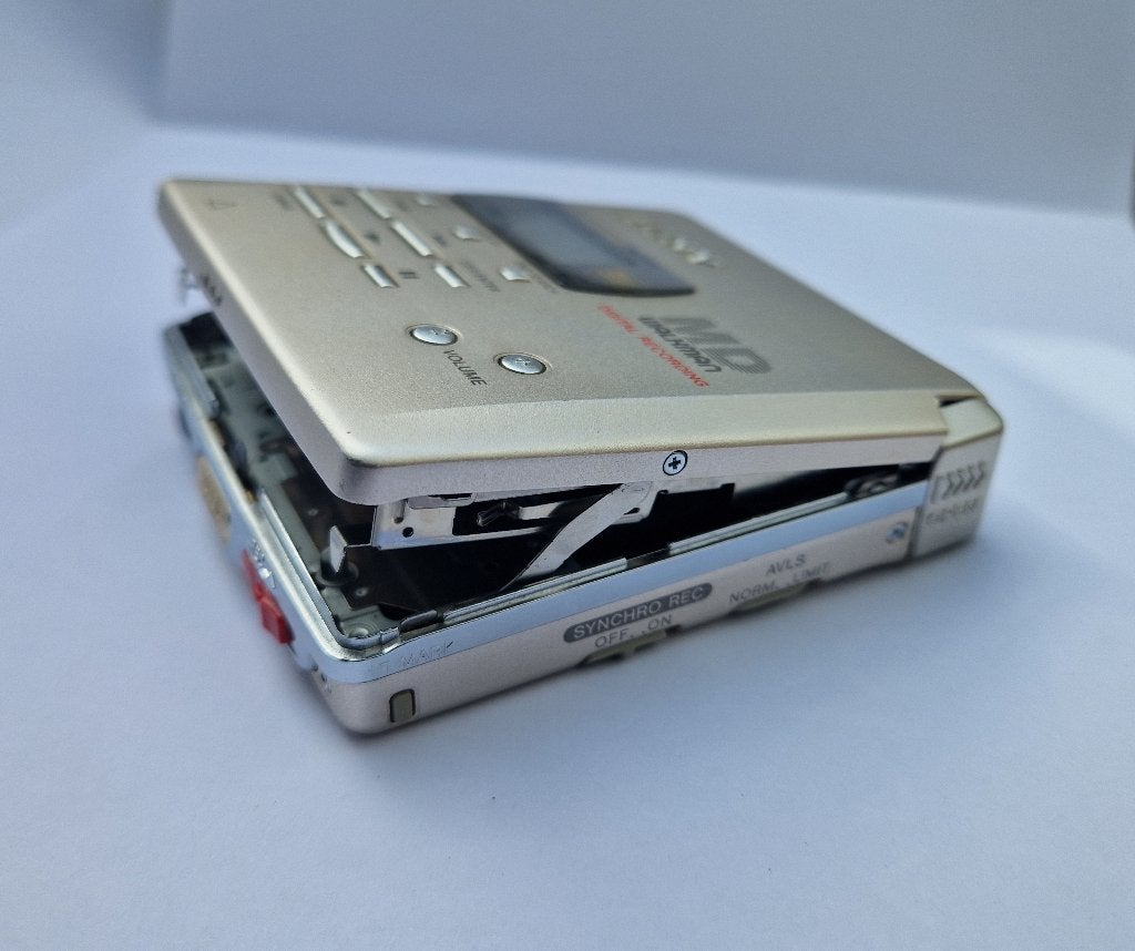 Sony MiniDisc MZ-R55 – Zeer nette en volledig werkende staat, Ophalen of Verzenden, Minidisc-speler