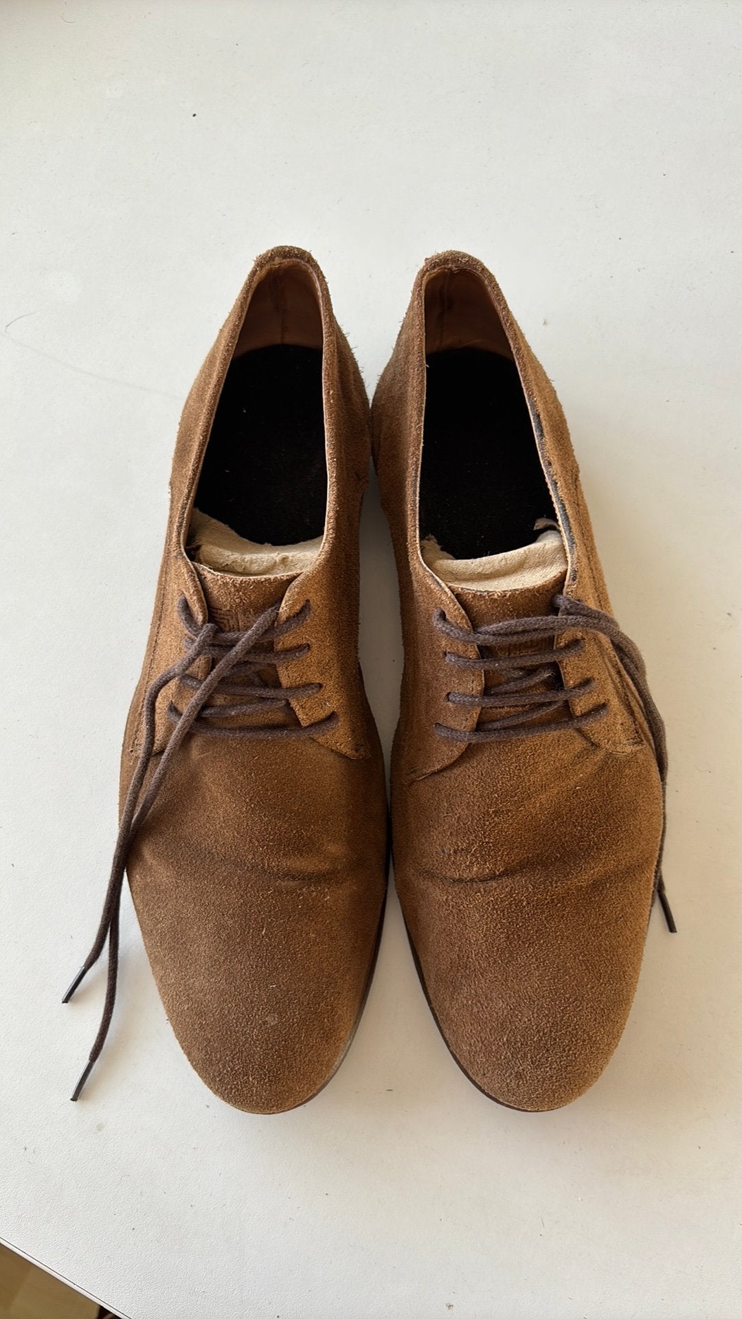 PROF suède schoenen maat 41, Ophalen of Verzenden, Zo goed als nieuw, Bruin