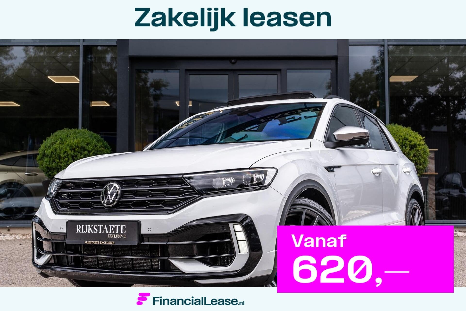 Volkswagen T-Roc R 2.0 TSI 4Motion|PANO|ACC|AKRAPOVIC|19'', Automaat, Dealer onderhouden, Gebruikt, 4 cilinders