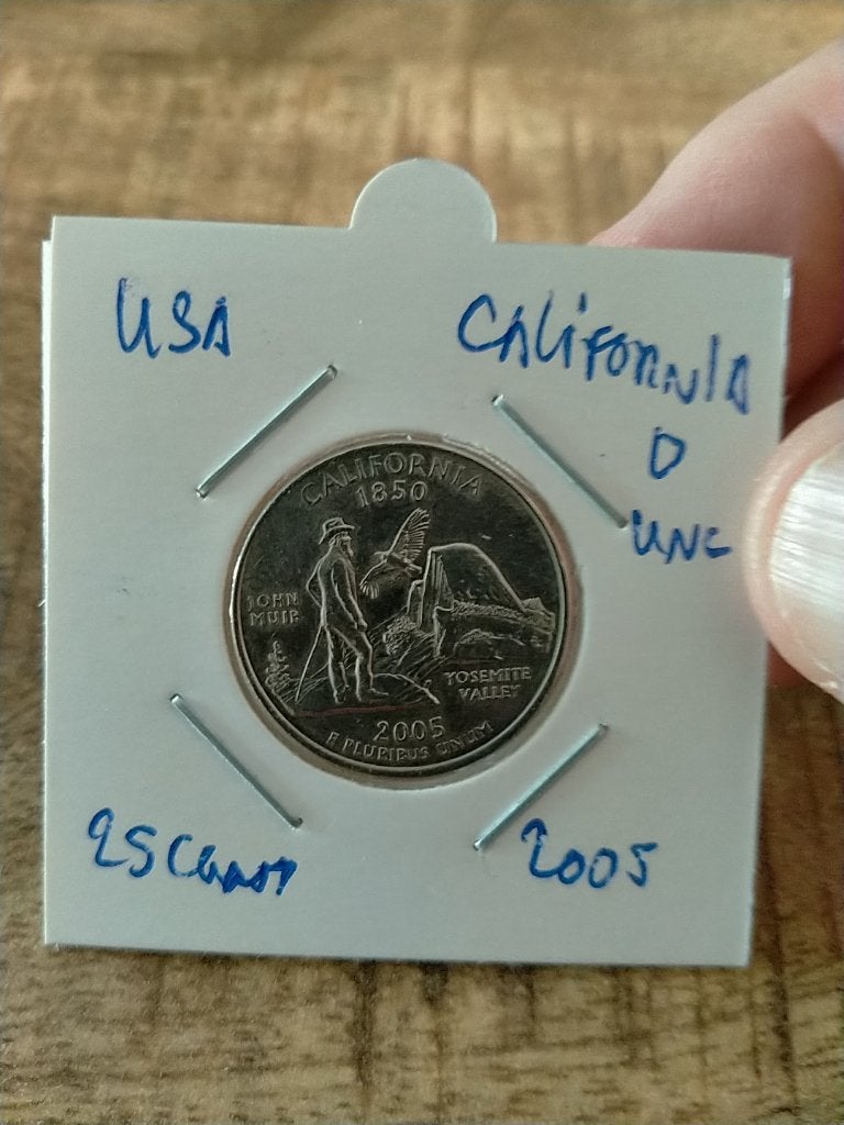 USA 25 Cent 2005 D , California , UNC, Verzenden, Noord-Amerika, Losse munt