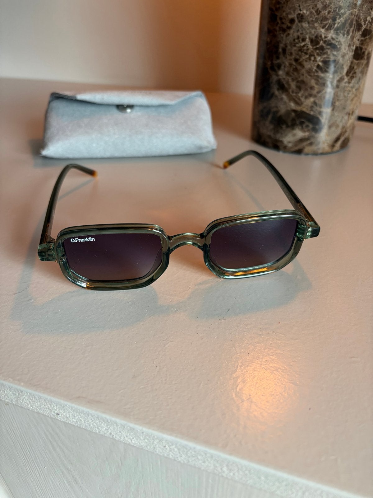 D. Franklin Zonnebril - Jiggy Crystal Green - Unisex, Overige merken, Zonnebril, Nieuw, Ophalen of Verzenden