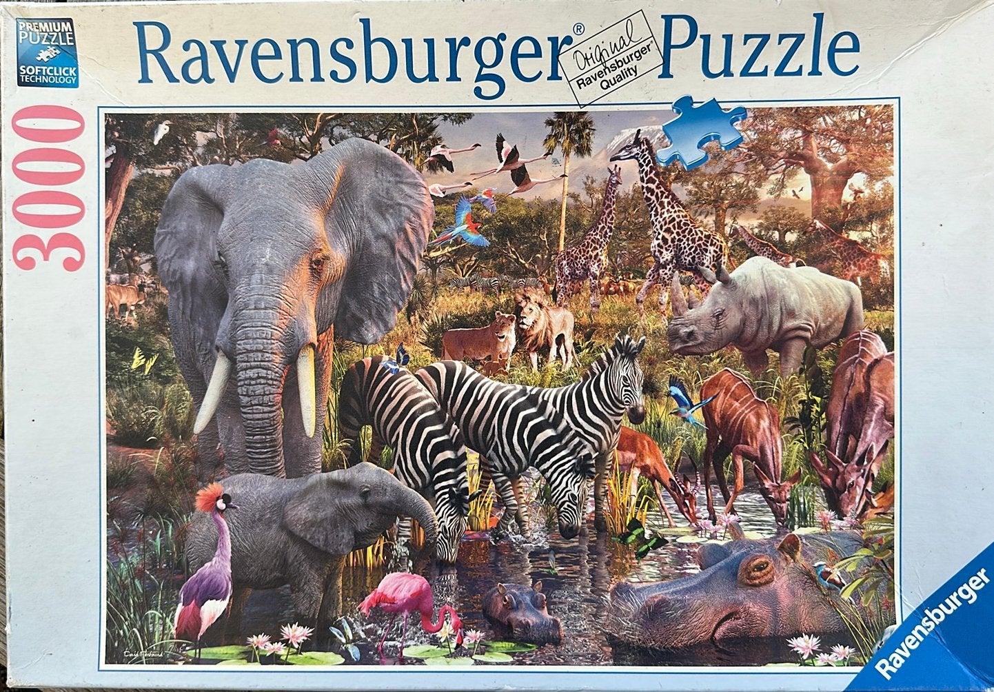 Puzzel van Ravensburger - 3000 stukjes, Ophalen, Meer dan 1500 stukjes, Gebruikt