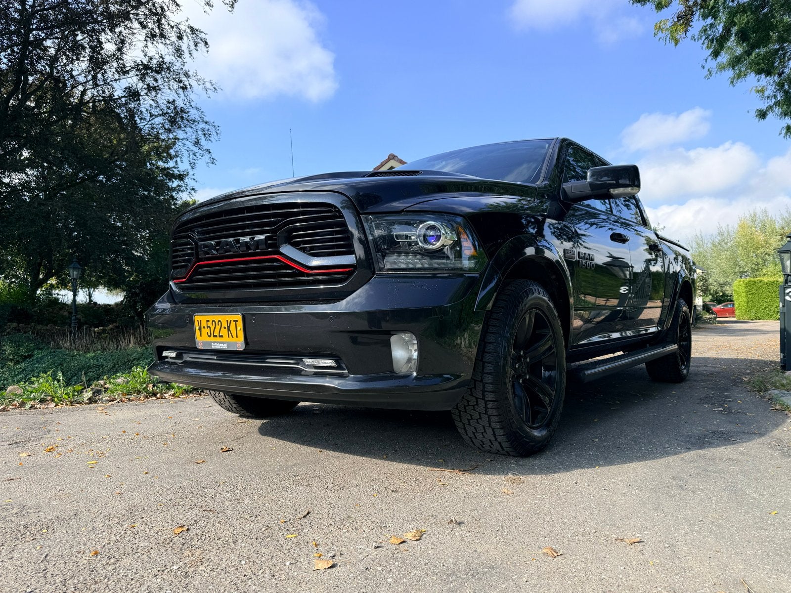 RAM 1500 2018 crewcab LPG sport uitvoering, Auto's, Automaat, 5654 cc, Zwart, Bedrijf