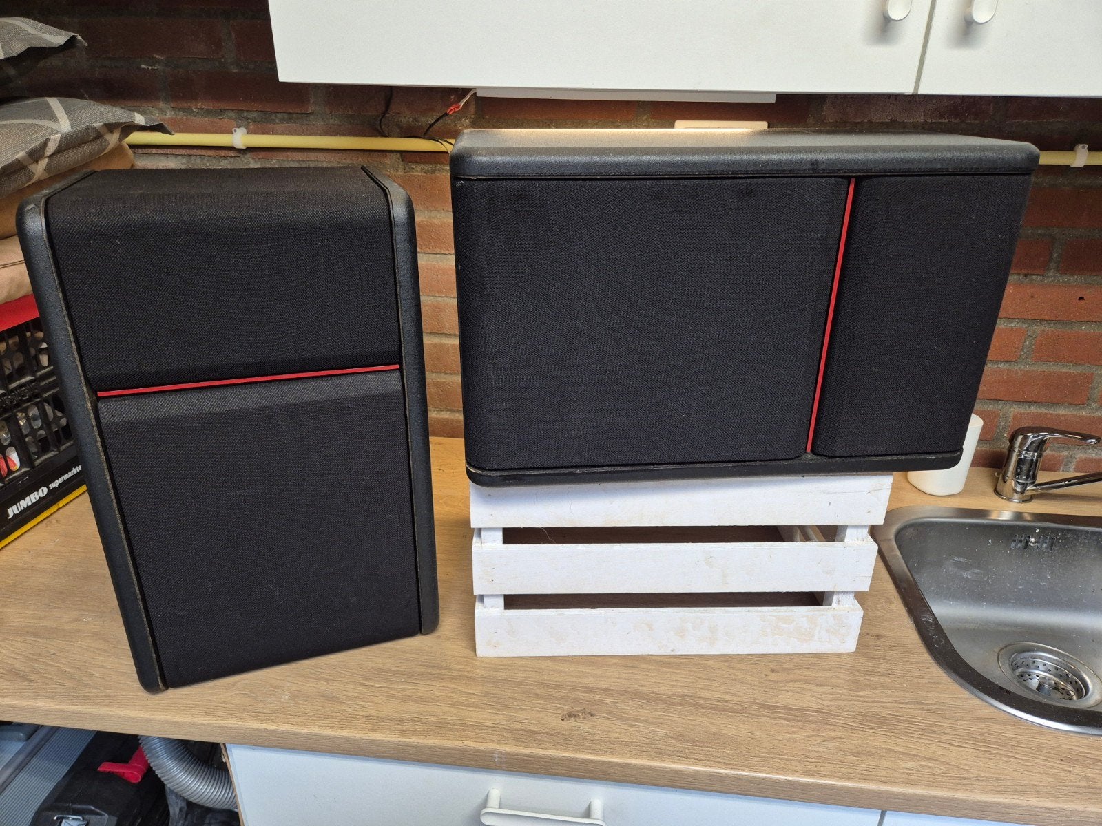 Bose 305 Redline luidsprekers, Gebruikt, Ophalen of Verzenden, 60 tot 120 watt, Bose