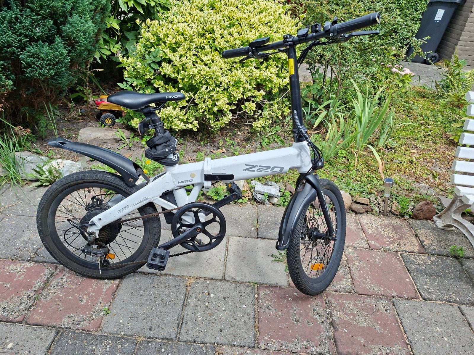 Elektrische Vouwfiets met Trapondersteuning en Gashendel, Ophalen