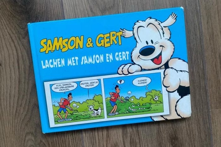 Lachen met Samson en Gert - stripboekje, Eén stripboek, Ophalen of Verzenden, Gelezen