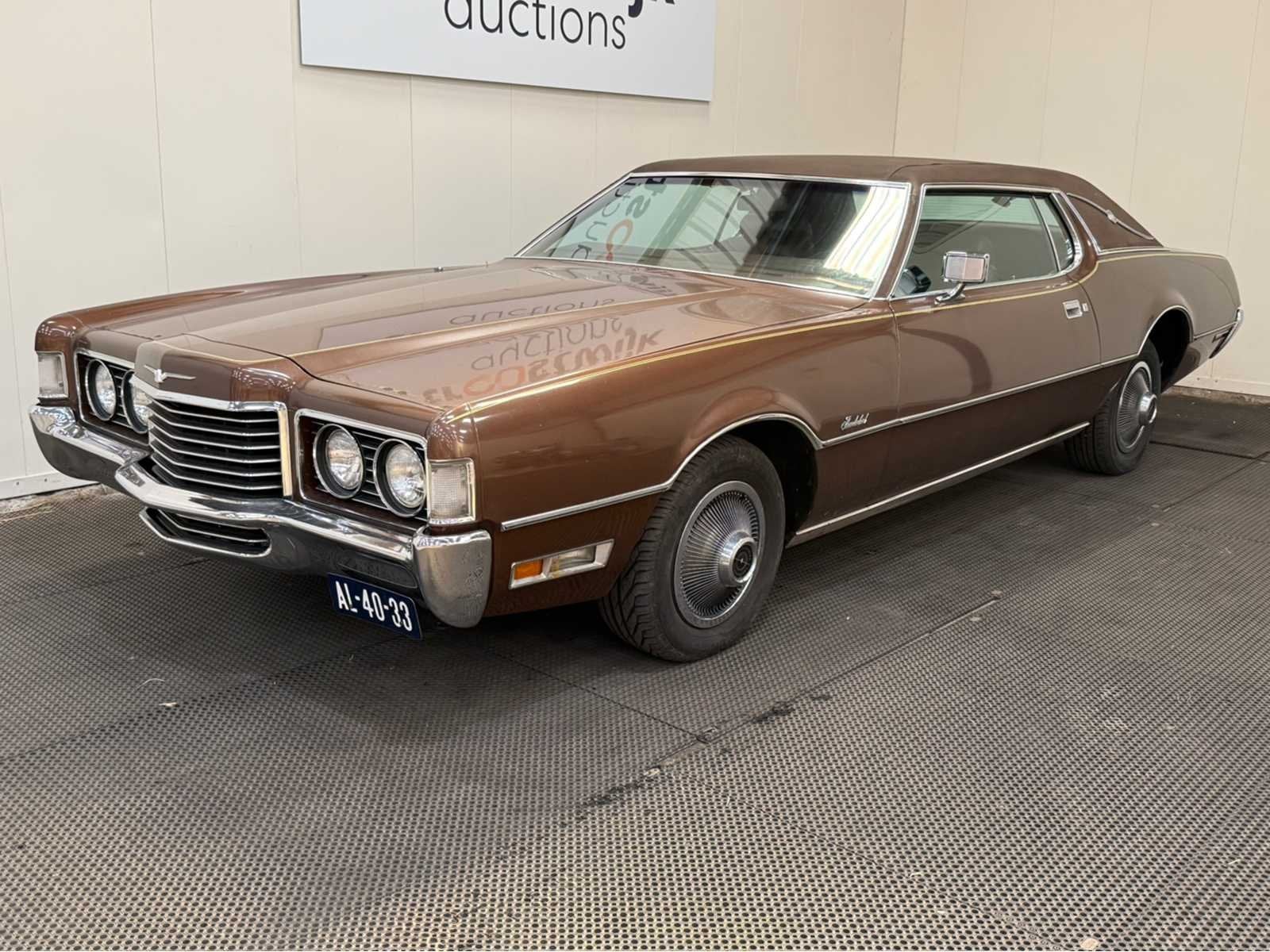 Ford USA - Thunderbird - V8 Hardtop - LPG - Oldtimer - 1972, Automaat, Achterwielaandrijving, 7030 cc, Bruin
