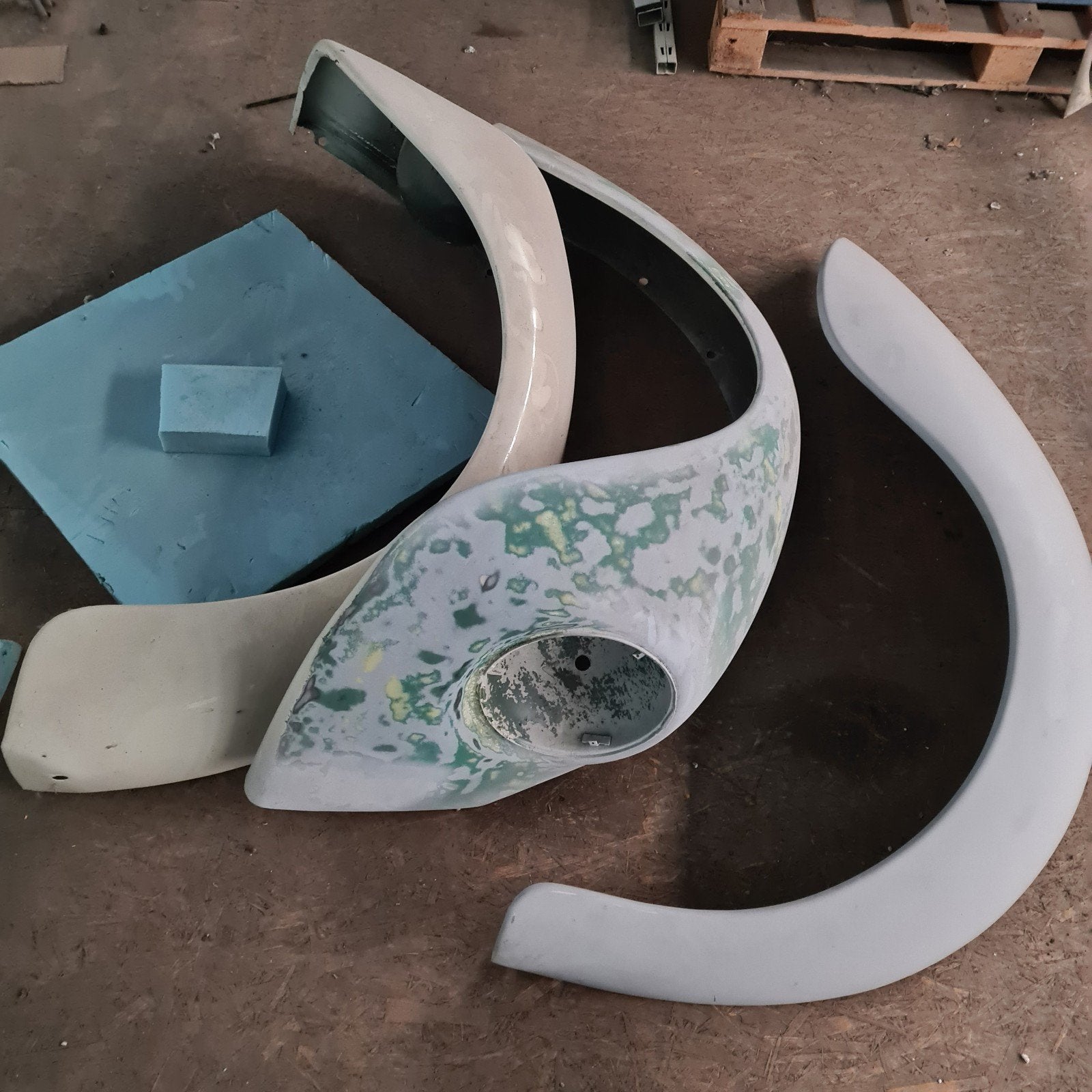 Vw kever spatborden set, Ophalen, Gebruikt, Spatbord, Achter