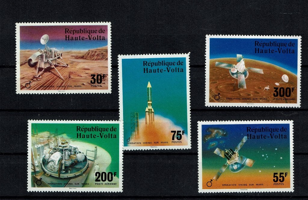 HAUTA VOLTA 1976 - PF SERIE VIKING RUIMTEVAART SPACE, Ophalen of Verzenden, Postfris, Overige thema's