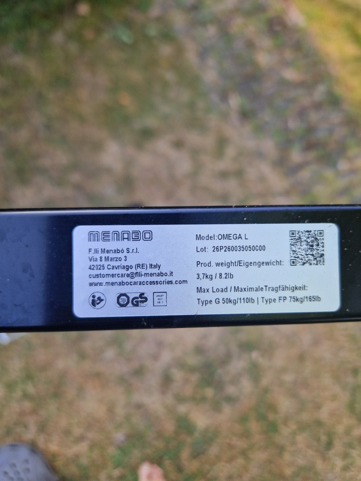 Universele Dakdragers Menabo OMEGA L - 130cm, Ophalen, Zo goed als nieuw
