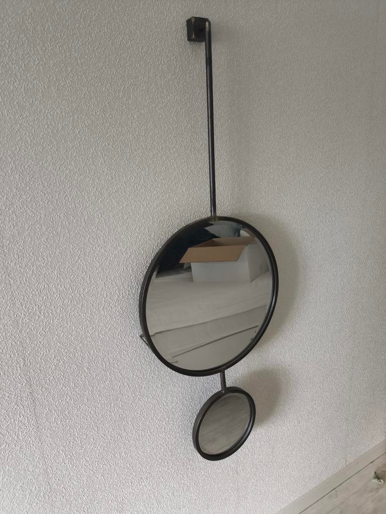 Dubbele spiegel van Be Pure Home, Ophalen, Zo goed als nieuw, Rond