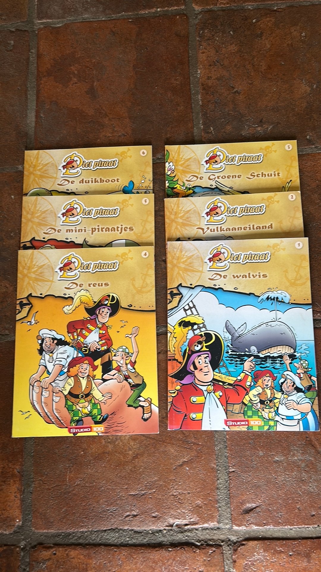 Piet Piraat Boeken - Complete Set van 6 Avonturen, Boeken, Ophalen of Verzenden, Nieuw, Fictie algemeen