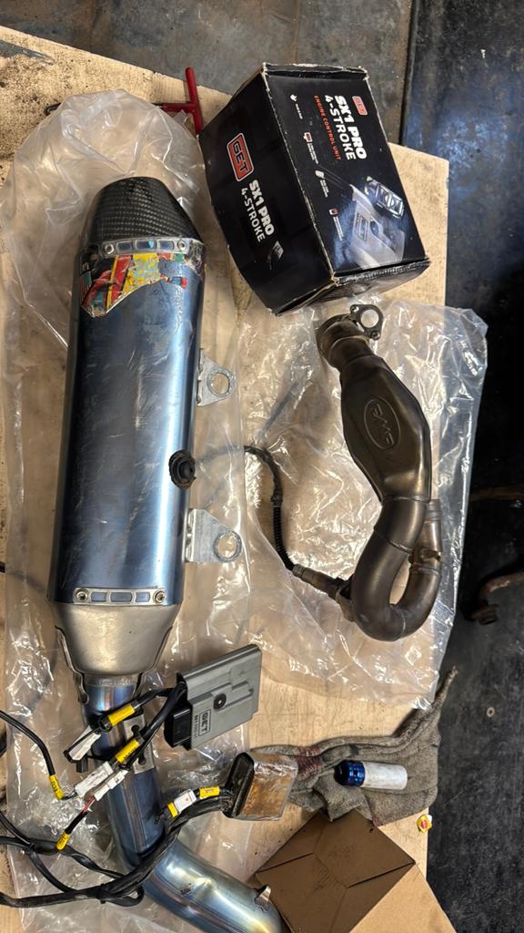 Compleet FMF uitlaat + GET ECU met extra injector, Ophalen of Verzenden, Gebruikt
