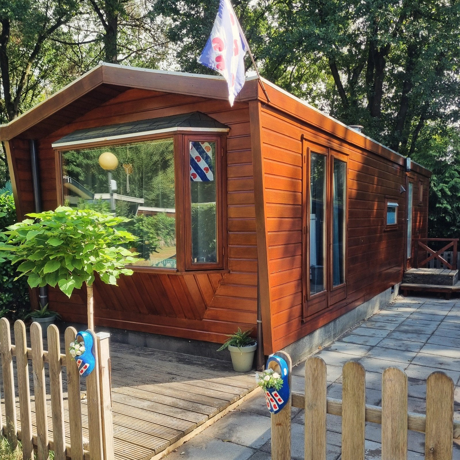 Chalet / Stacaravan 9,5 meter, Tot en met 4