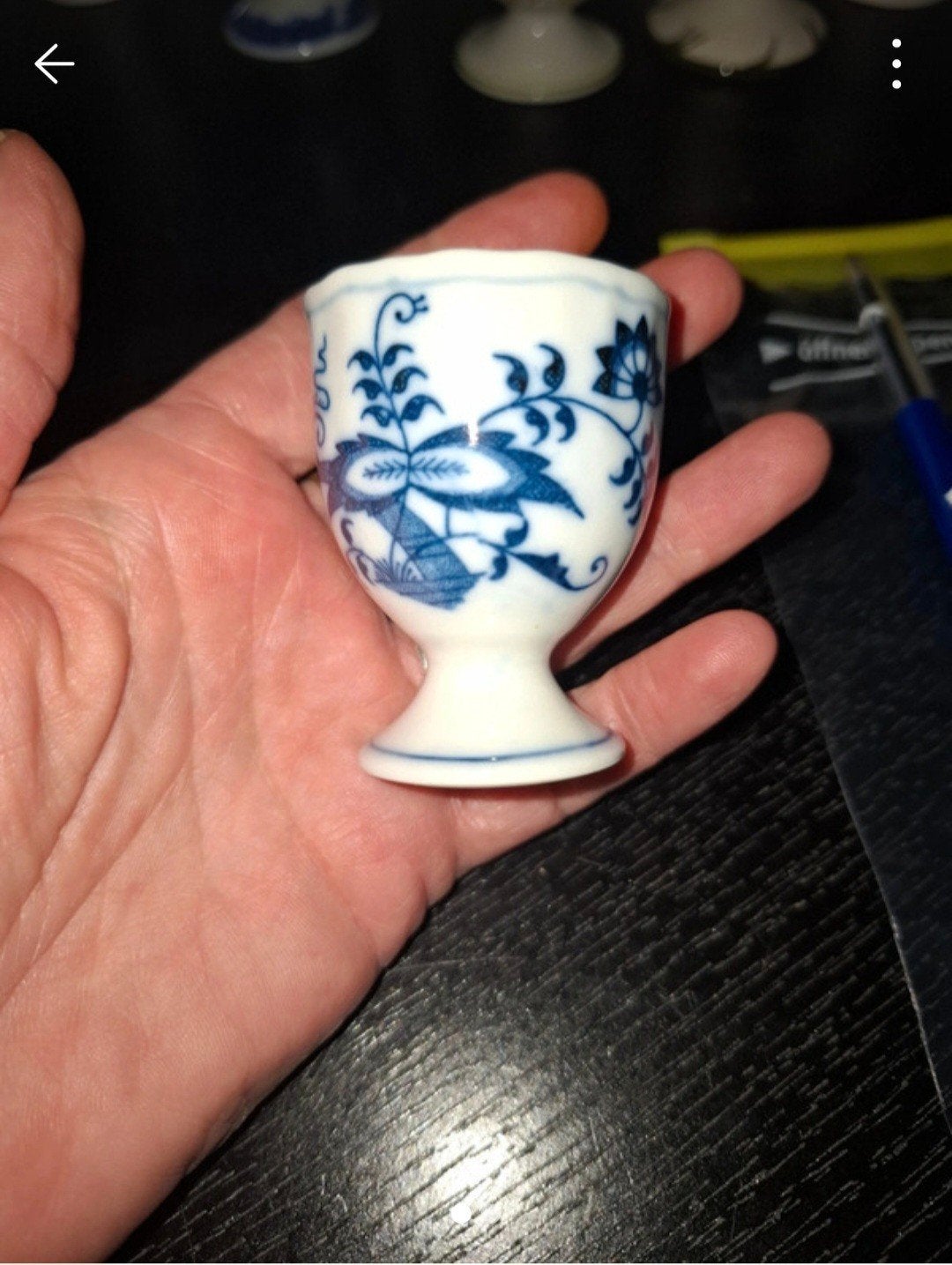 Blue Danube eierdopje - Klassiek en elegant, Ophalen