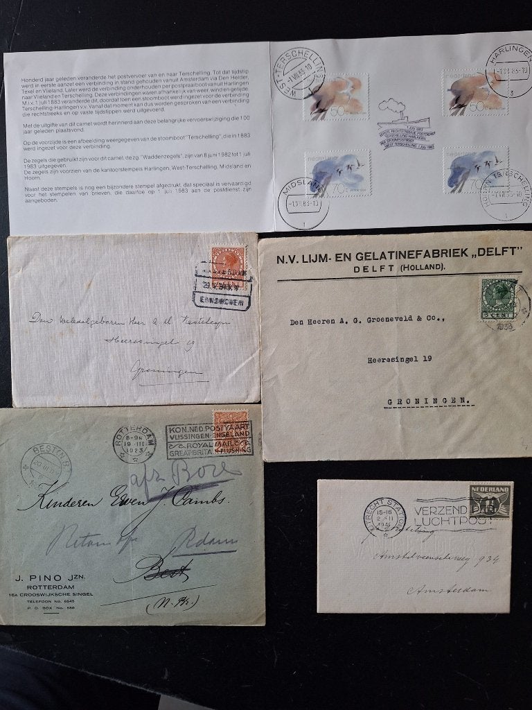 Nederland 26 oude poststukken / covers, Postzegels en Munten, Ophalen of Verzenden, Envelop