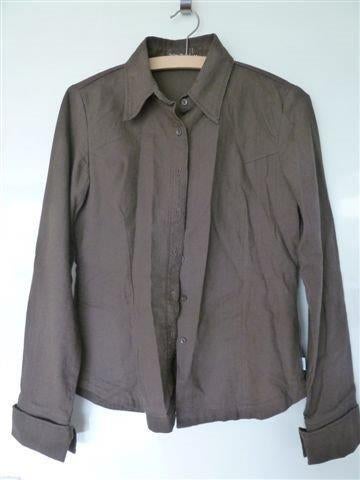 Bien Bleu sport blouse bruin M, Ophalen of Verzenden, Zo goed als nieuw, Maat 38/40 (M), Bruin