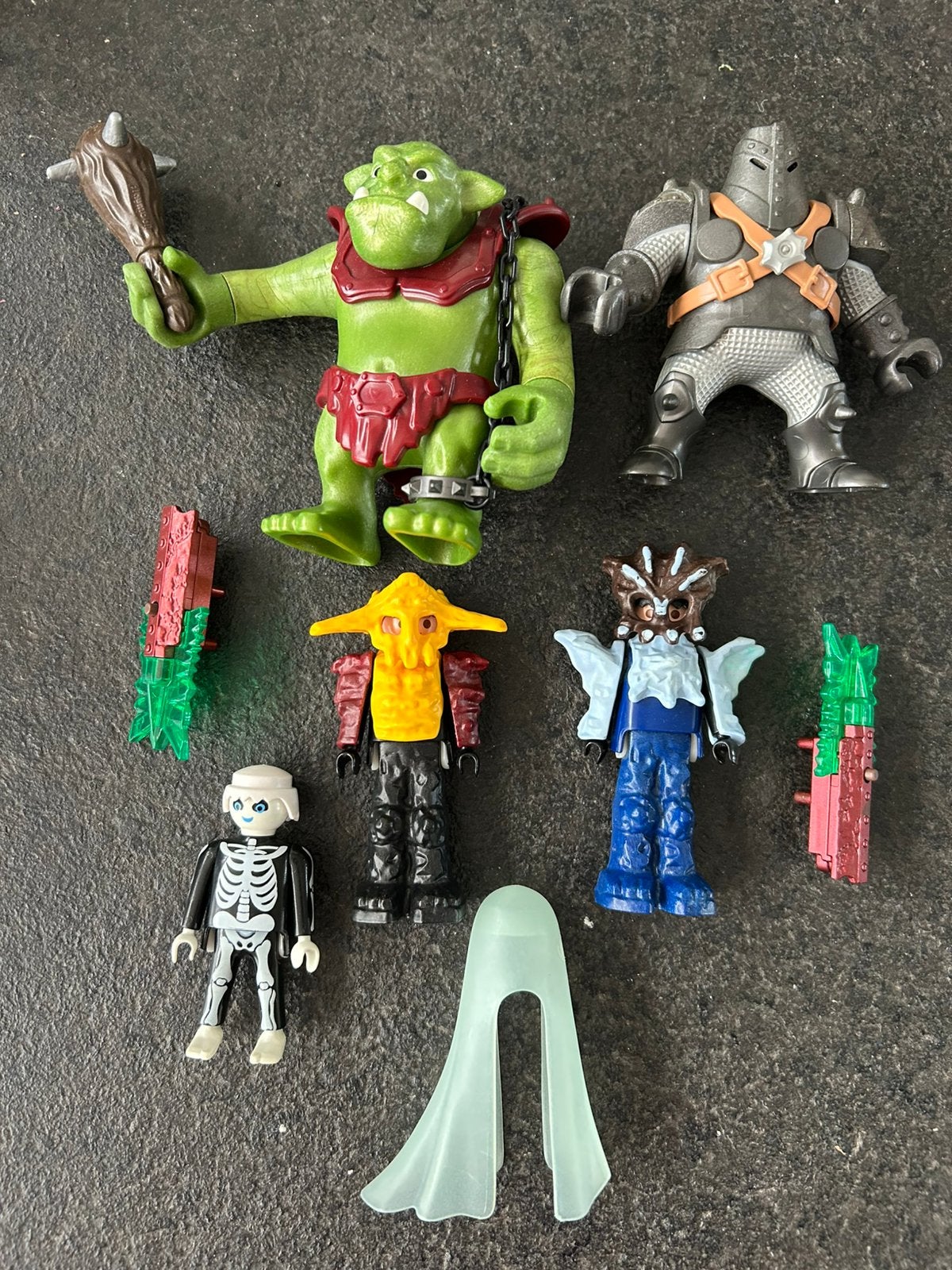 Bijzondere playmobil figuren trol poortwachters poppetjes, Ophalen of Verzenden, Zo goed als nieuw