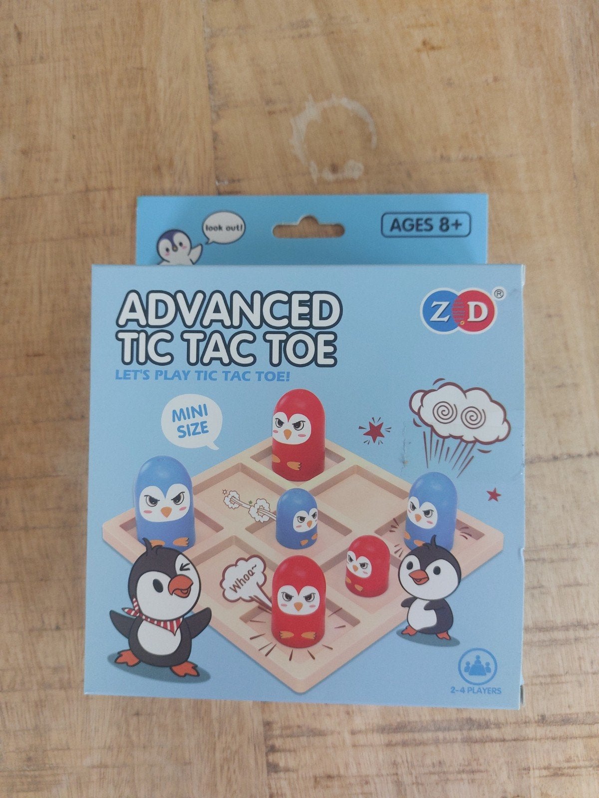 Advanced Tic Tac Toe - Pinguïn editie, Hobby en Vrije tijd, Gezelschapsspellen | Bordspellen, Ophalen, Zo goed als nieuw