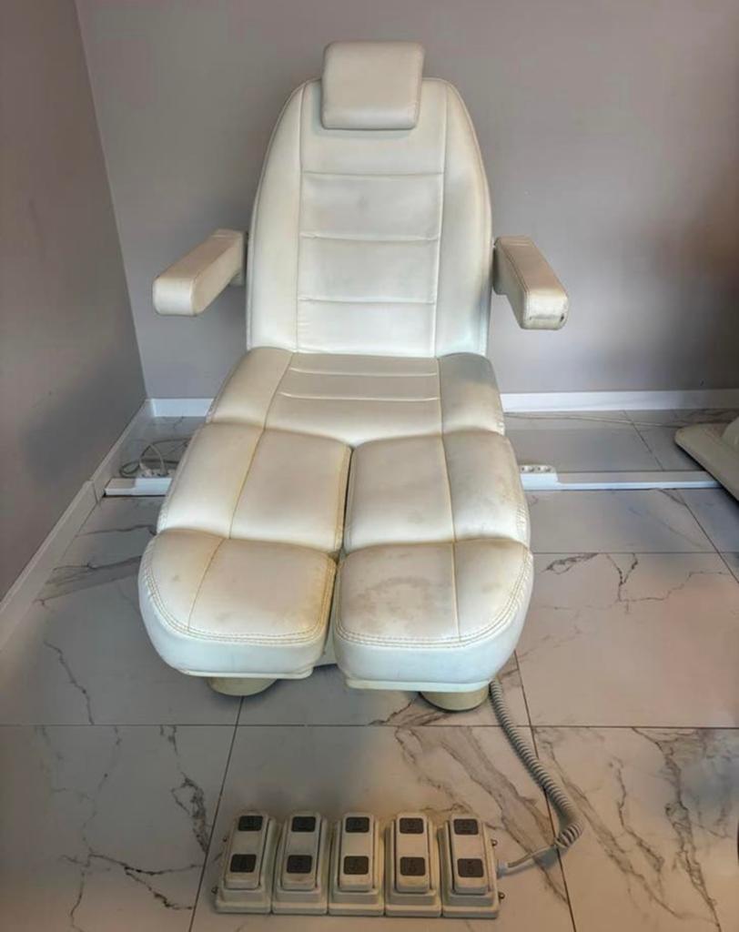 Pedicurestoel behandelstoel 5 motoren, Sport en Fitness, Ophalen, Zo goed als nieuw, Massagestoel of Kussen