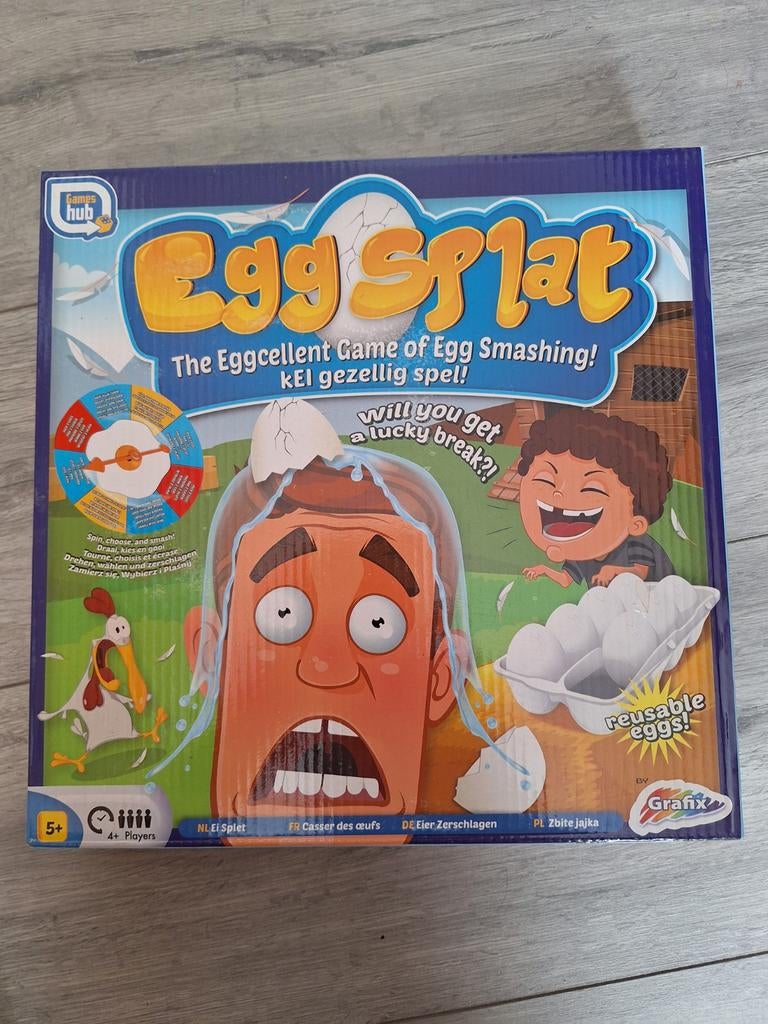 Egg splat spel, Drie of vier spelers, Ophalen of Verzenden, Zo goed als nieuw, Grafix
