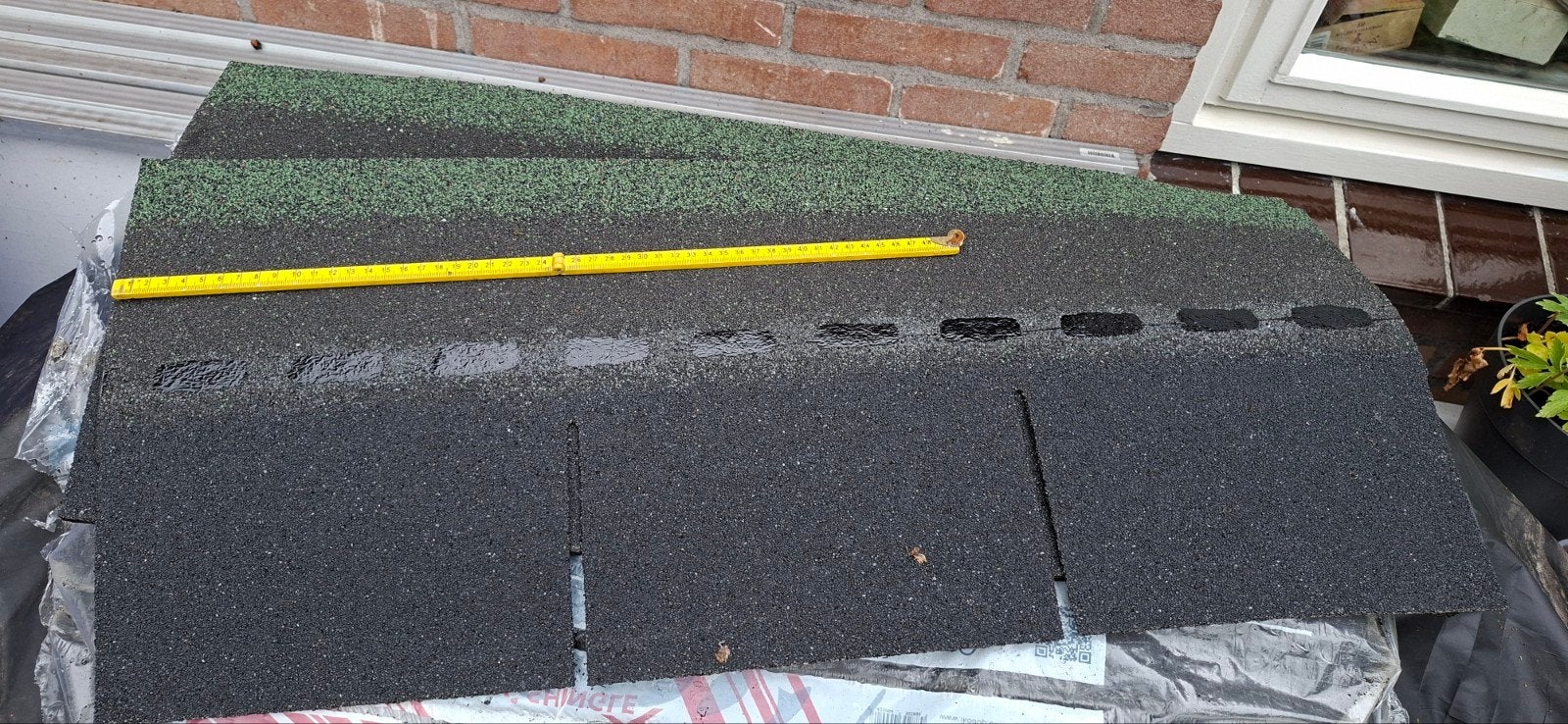 5 Gamma dakshingles, 780mm breed, zwart, Doe-het-zelf en Verbouw, Dakpannen en Dakbedekking, Ophalen of Verzenden