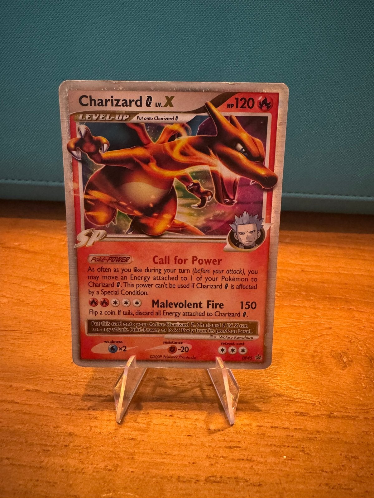 Charizard lv.X DP45 promo, Hobby en Vrije tijd, Verzamelkaartspellen | Pokémon, Ophalen of Verzenden, Zo goed als nieuw