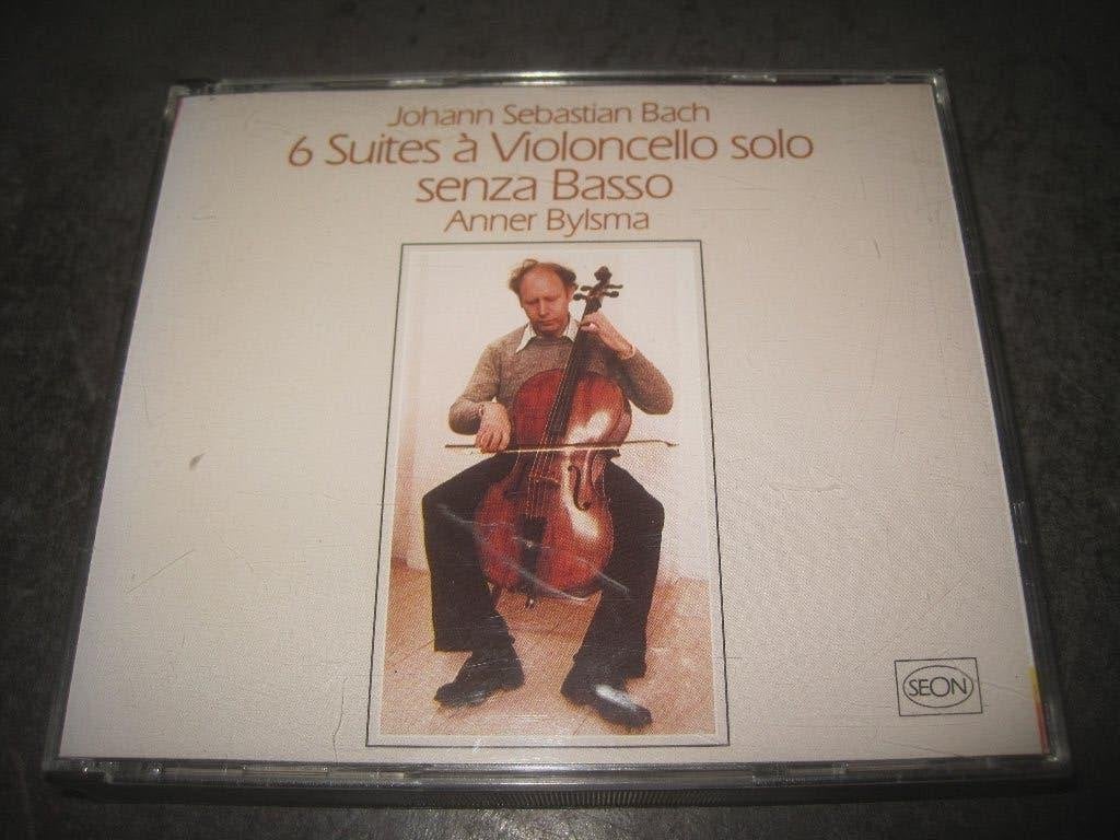 Bach 6 Suites a Violoncello solo Anner Bylsma RCA 2CD, Ophalen of Verzenden, Classicisme, Zo goed als nieuw, Kamermuziek