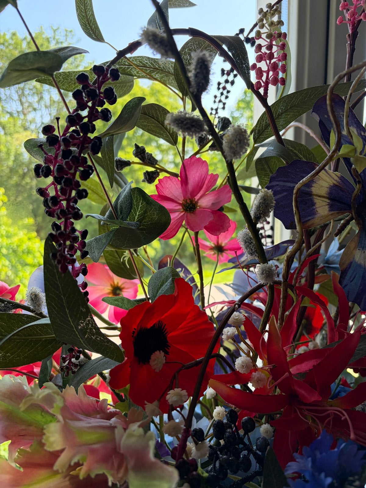 Grote bos zijde bloemen, Ophalen of Verzenden, Nieuw