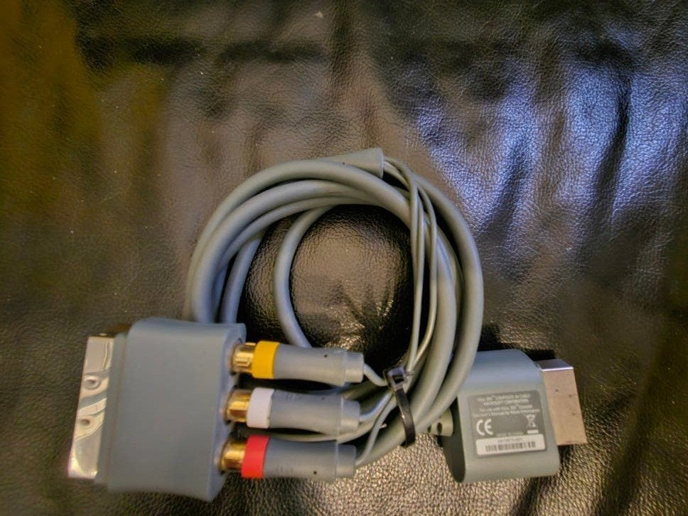 Xbox 360 Composiet AV Kabel - Origineel Microsoft, Ophalen of Verzenden, Gebruikt, Voeding of Kabel, Xbox 360