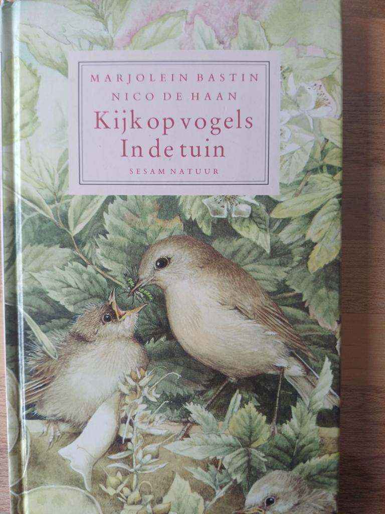 N. de Haan en Marjolein  kijk op vogels in de tuin.., Ophalen of Verzenden, Zo goed als nieuw, N. de Haan; Marjolein Bastin