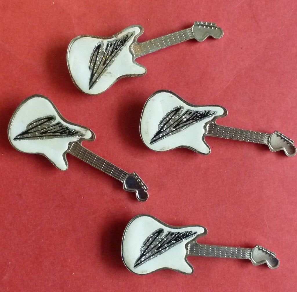4x Gitaarspeldjes   VITESSE, Ophalen of Verzenden, Zo goed als nieuw, Overige typen