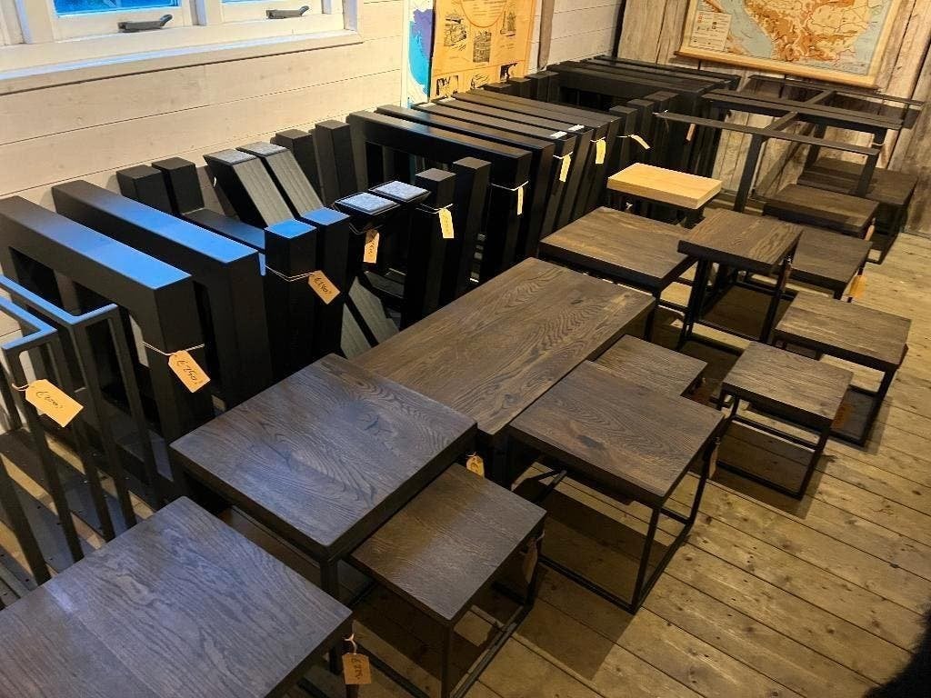 Tafelpoten staal design Woodsteel , handgemaakt (15% EXTRA), Ophalen, Tafelpoot, 50 tot 100 cm, Nieuw