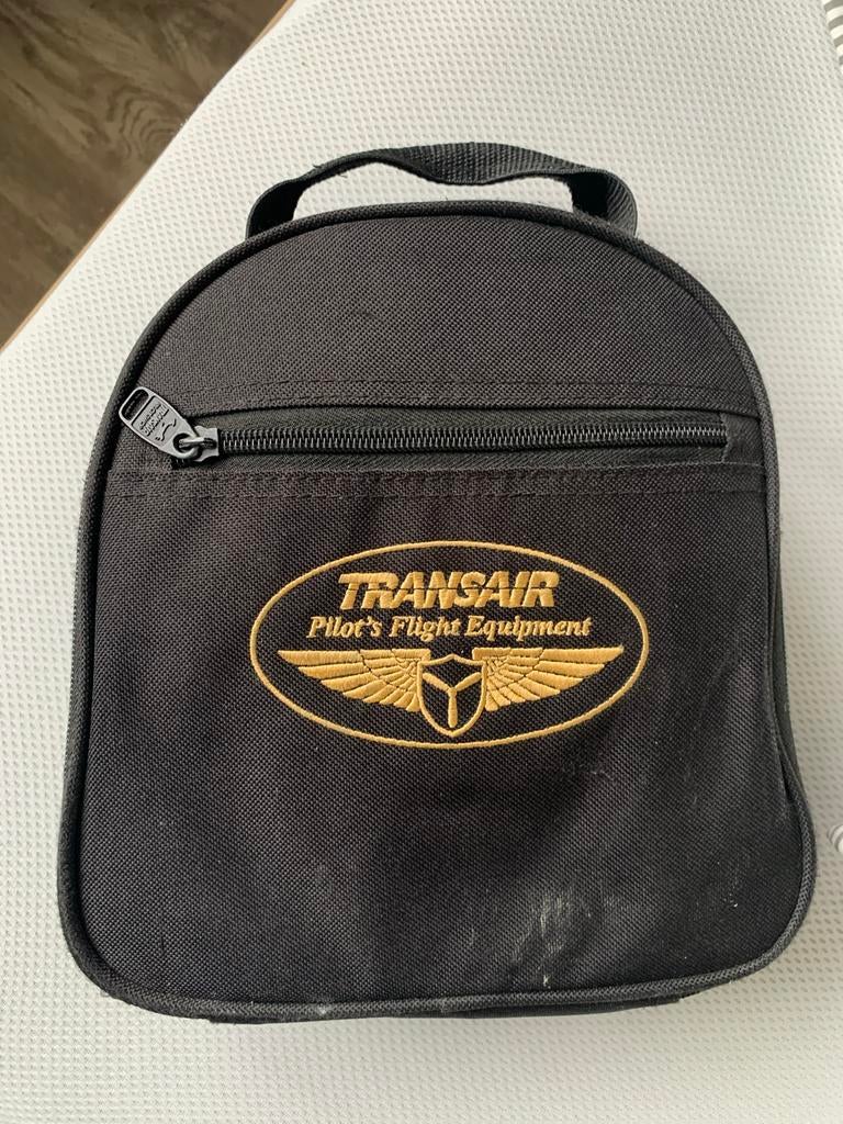 Transair vliegtuig headset - werkt goed, Ophalen of Verzenden, Gebruikt, Over oor (circumaural), Overige merken