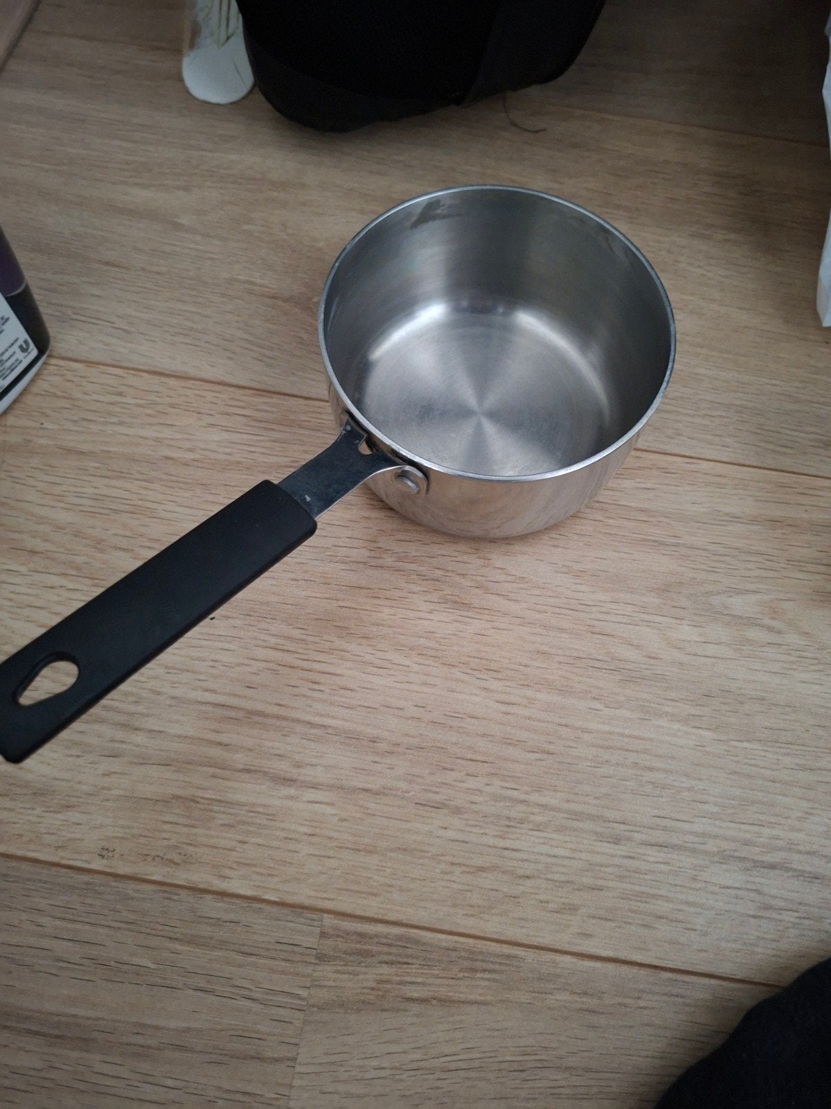Compact sauspannetje RVS pfas vrij koken met koude greep, Ophalen of Verzenden, Overige materialen