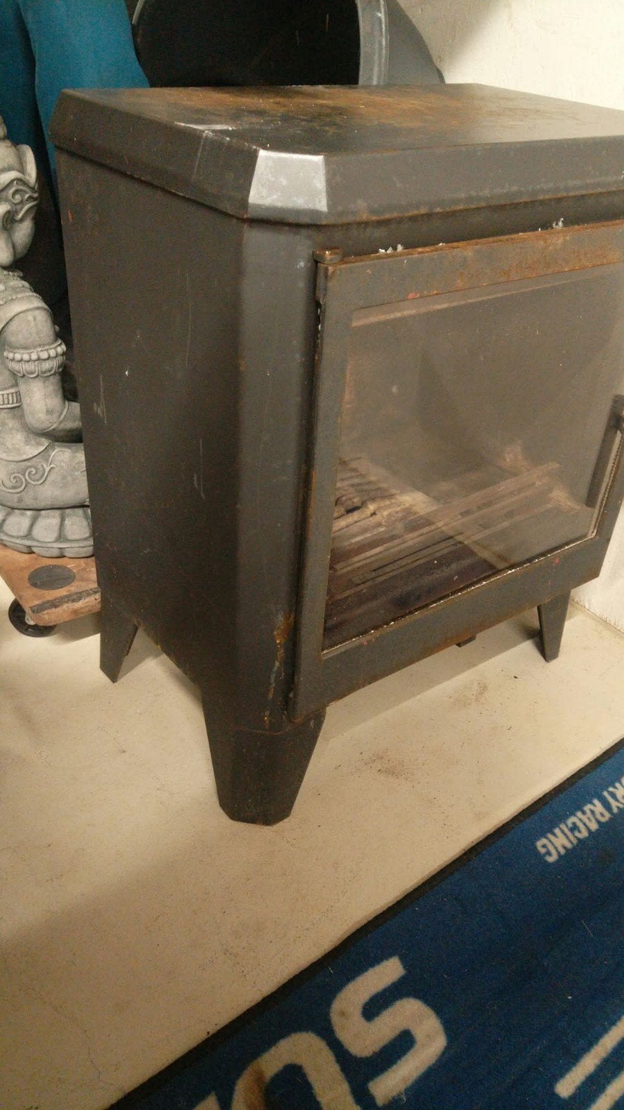houtkachel, Ophalen, Gebruikt, Hout, Houtkachel