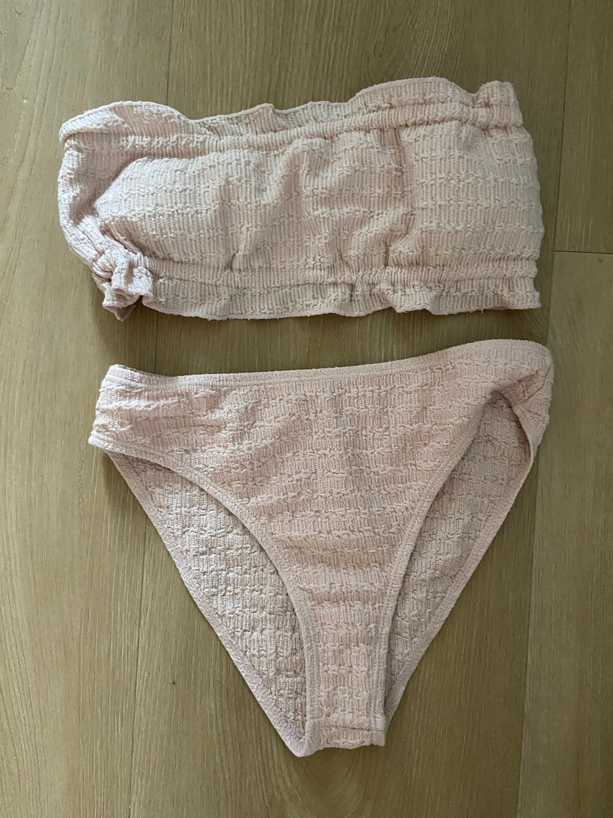 Roze bikini maat 150, Ophalen of Verzenden, Zo goed als nieuw, Roze, Bikini